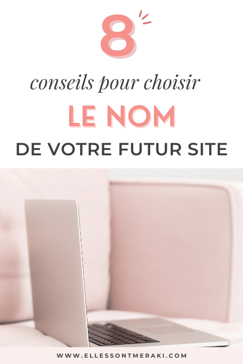 Choisir un nom de domaine pour son futur site