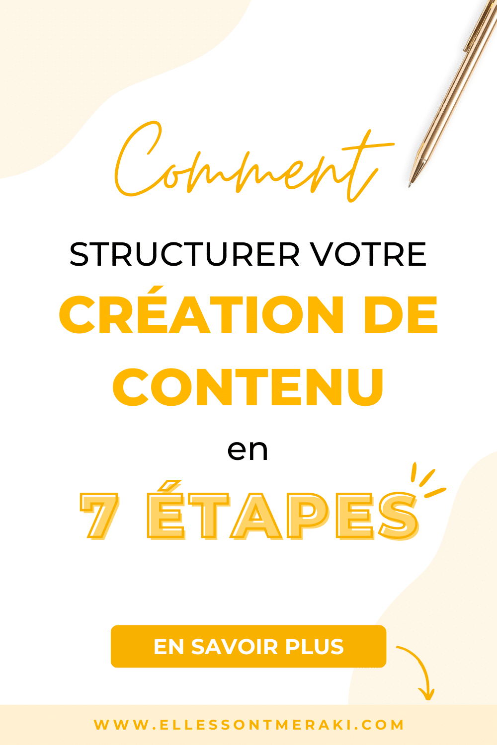 Notre méthode en 7 étapes pour organiser sa création de contenus