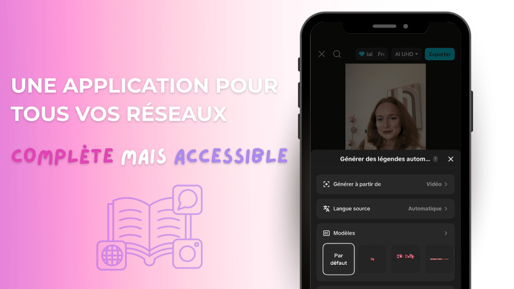 Capcut application montage vidéo téléphone complète mais accessible