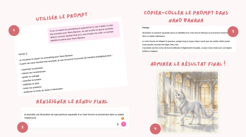 Exemple avec prompt Nano Banana prêt à l'emploi