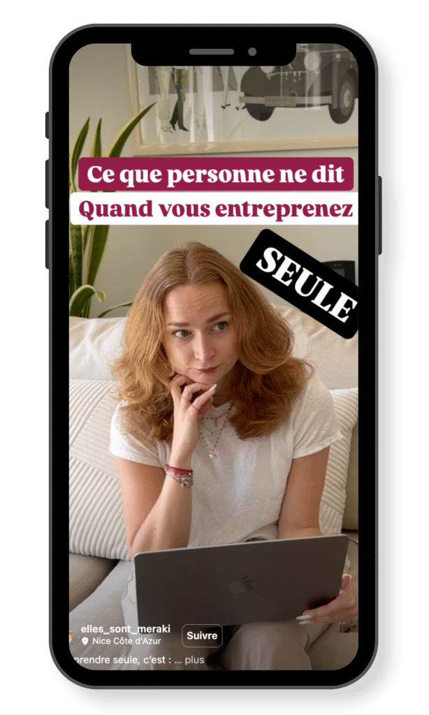 Exemple Storytelling entrepreneure autour d’un ressenti ou d’un doute