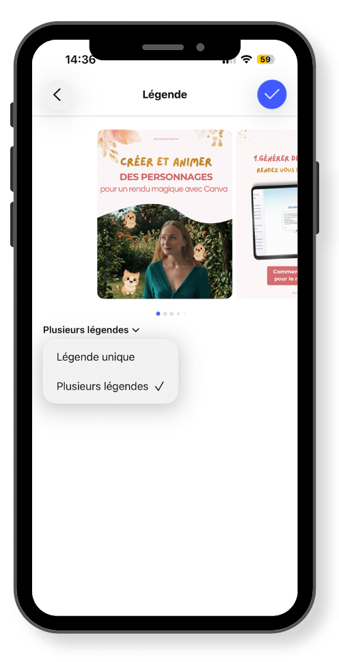 Tuto comment accéder aux multi-descriptions nouveauté Instagram